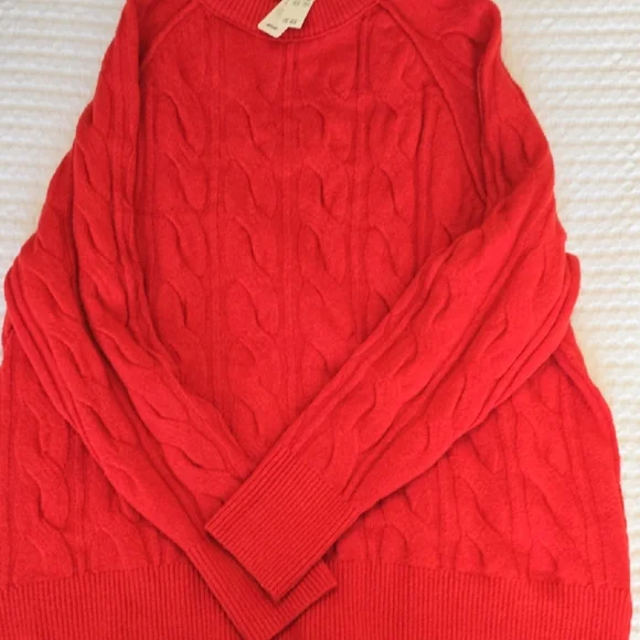 Aerie Bold Red Knit Sweater - Picture 8 of 8